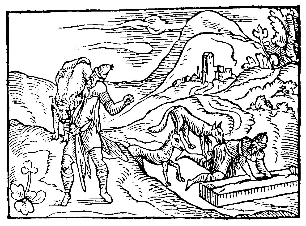 Milon de Crotone, in Paraphrase de Galien (Nostradamus, 1557)